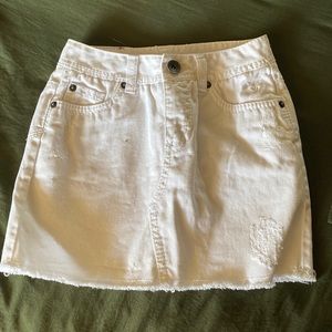 Super cute girls white justice miniskirt